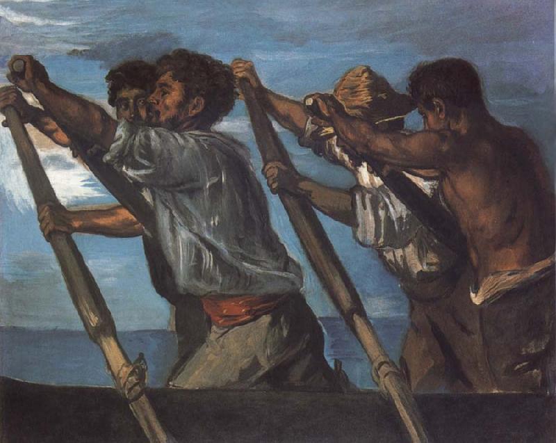 Hans von Maress Oarsmen.Study for a Fresco at the Zoological Station in Naples Sweden oil painting art